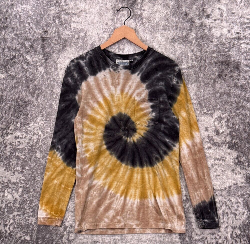 Jungmaven Shirt Small Mens Tie Dye Hemp Organic Cotton Long Sleeve
